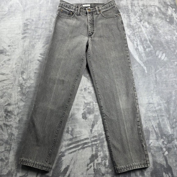 VTG Guess Jeans USA Georges Marciano 32 Gray Black Wash Triangle Logo 90s Mens - Picture 2 of 11